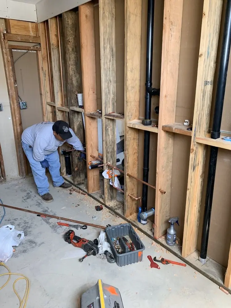 Commercial rough-in plumbing for Gas Line Repair in Miles